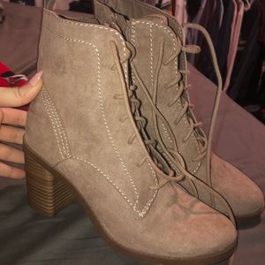 Microsuede Booties